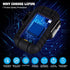 LcFun Electric Lighter - Plasma Lighter Waterproof Arc Lighter, Windproof USB Rechargeable with Emergency Whistle
