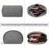 KTMOUW 3 Pcs Waterproof Makeup Bag Set | Portable Travel Cosmetic Organizer Storage Bag for Women, Grey