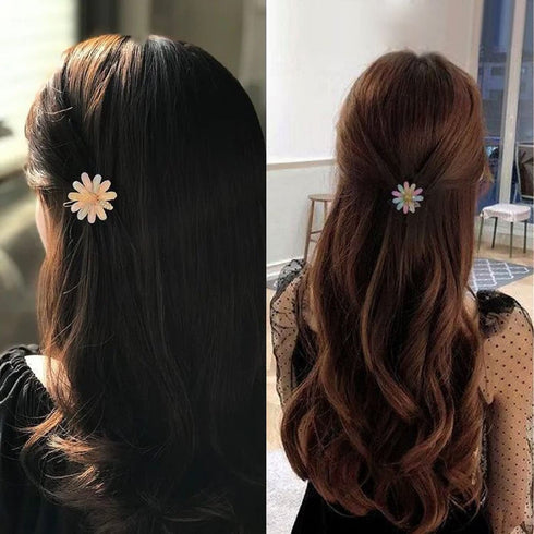 MIAO JIN 20PCS Rhinestone Flower Hair Clip Bobby Pins, Bling Crystal Love Pins for Women's Hair Accessories