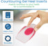 ViveSole Gel Heel Cups (Pair) - Silicone Cushion Insert Pads for Pain Relief, Plantar Fasciitis, Heel Spurs, Shoes