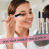 May Foltran Sand Shimmer #02 Cream Eyeshadow Pencil, Nude Pink Sparkle, Hypoallergenic Waterproof Long Lasting Eye Shadow Stick, Multi-Dimensional High Pigment Eye Highlighter Pen