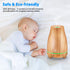 Diffuserlove Essential Oil Diffuser, 200ML Aroma Mist Humidifiers with 7 Color LED Lights, Auto Shut-Off