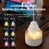 ZORIC 7-Color Office(500ml) Cloud Rain Humidifier & Essential Oil Diffuser with LED Mood Lights, White Noise Rain