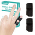 Small Trigger Finger Splint, 2 Pack Pinkie Finger Brace for Immobilization and Sport Injuries (Black)