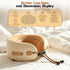 Neck Massager Pillow with Heating,Portable Heated Kneading Massage Cushion Pillow,Cordless Shiatsu Neck Massager