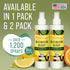 Maplefield 2 Pack Toilet Deodorizer Spray - 8 oz Citrus Scent Bathroom Buddy Air Freshener, Portable and Easy to Use