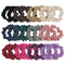 Set of 24Pcs Satin Hair Scrunchies, Rubber Bands, Elastic Hair Ties Ponytail Holder, Mix Colors