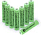 GEILIENERGY Solar Light Batteries AAA NIMH 600mAh 1.2V Rechargeable for Garden Lights, Remotes, Mice (Pack of 8)