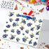 JORHANCE Blueberry Gift Bags with Wrapping Paper & Birthday Card - Large Bag for A Berry Sweet Baby Is On The Way