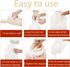 Set 2 2 WUWEOT of Hot Water Bottle with Soft Cover, Liter Rubber Water Pad, Hot Compress Bag and Cold Therapy Bag