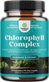 Chlorophyll Capsules for Cleanse and Detox Support - Internal Deodorant Pills for