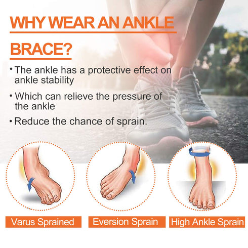Povihome Elasticated Malleolar Sleeve with Gel Pads for Ankle Cushioning & Protection, 1 Pair
