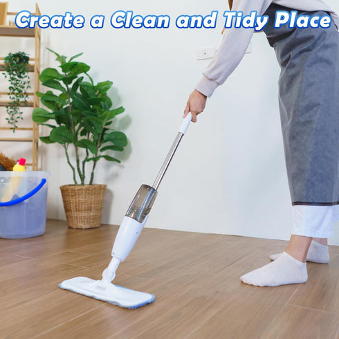 9 Pack Microfiber Cleaning Pads for Bona Mop, 4 Deep Microfiber, 2 Dusting Pads, Washable Refill