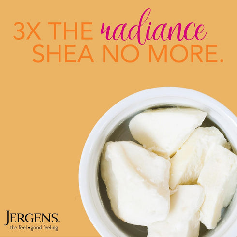 Jergens Shea Butter Body Lotion 16.8 oz, Deep Conditioning Moisturizer for Dry Skin with Pure Shea Butter