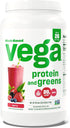 Vega Protein and Greens Protein Powder, Berry Flavor, 20g Plant Based Protein, Vegan, Non-GMO, 1.7 lbs