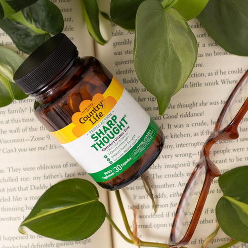 Country Life Sharp Thought Supplement, Memory & Cognitive Support, 30 Capsules, Gluten-Free