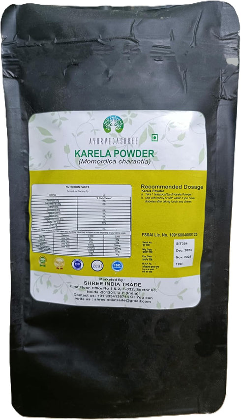 Bitter Melon Powder 100 Gm, Momordica Charantia/Karela Fruit Powder, Ayurvedic Herb, Supports Liver Function, Herbal