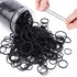 HOYOLS Assorted Size Small Rubber Bands, Black Elastics Hair Ties for Kids (600pcs)