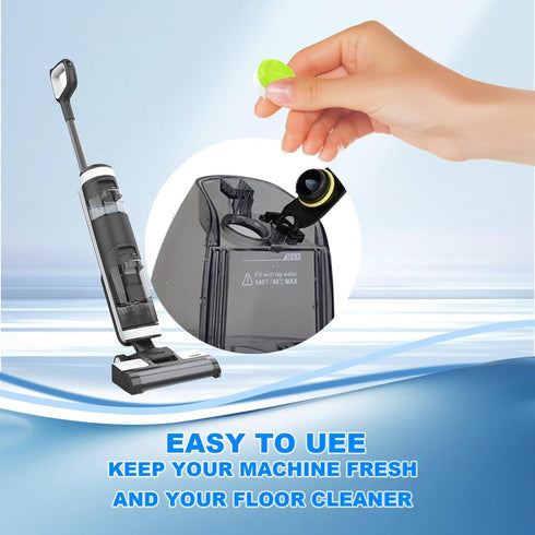 YGY Floor Cleaning Tablets, Compatible with Tineco iFLOOR, 36 Pack, Deep Clean & Deodorize, Lemongrass Scent