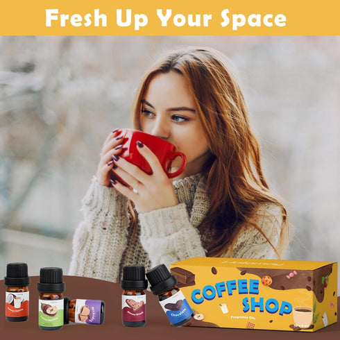 Fragrance Oil for Candle & Soap Making - Holamay Coffee Shop Premium Aromatherapy Essential Oils for Diffuser