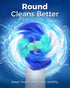 Rotating Electric Toothbrush for Adults, 8 Brush Heads, 4 Modes, Rechargeable Power, 2 Min Smart Timer, Dark Blue