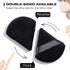 WSYUB Blender Puff, 4Pcs Pure Cotton Face Soft Triangle Wedge Makeup Pad for Undereye - Black