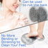 SZZYXD Shower Foot Scrubber Mat Back Washer Exfoliating Bath Wash Pad Wall Mounted Slip Suction Cups for Use in Cleaner