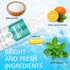 Teeth Whitening Toothpaste with Fluoride - Ultra-fine Mousse Foam for Deep Cleaning and Stain Removal