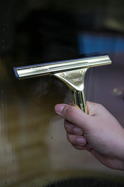 Ettore 6-Inch Solid Brass Squeegee