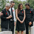 50 Pcs Funeral Ribbons, Classic Memorial Ribbon with Safety Pins for Mourning Remembrance Day Funeral Event