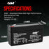 Casil 6V 1.3Ah SLA/AGM Replacement Battery – Maintenance-Free, Compatible with GE Simon 3, GE Simon XT, GE Interlogix
