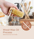 Nail Brush for Cleaning Fingernails, 2 Pack Wooden Brushes, Two-sided Scrub Brush with Hanging Rope (Beechwood)