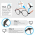 Round Reading Glasses for Women Men, Blue Light Blocking Circular Readers Unisex Ultra Lightweight Circle Cheaters