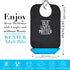Women(1 Pack) Adult Bibs for Men Washable -Funny Adult Bibs for Eating with Crumb Catcher -Birthday Gag Gifts