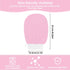 Exfoliating Glove Body Scrubber, 1 PC Korean Washcloth for Deep Scrub, Loofah Cleansing Mitts, Pink