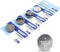 HQRP 4-Pack Lithium Battery - Compatible with FreeStyle Lite Blood Glucose Meter