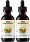 Maxi Health Iron Supplement 15mg Per ML – Liquid Iron Drops for Men, Women, and Kids, Increase Energy & Blood Levels -