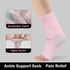 NuCamper Ankle Brace Compression Sleeve for Plantar Fasciitis Relief,Open Toe Compression Socks for Men & Women,Foot