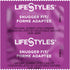 Lunamax Lifestyles Snugger, Tighter Fit Latex Condoms with Silver Pocket Case-24 Count