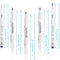 Zonon 5 Pieces Tattoo Tip Markers, Skin Marker Pen in 0.5 mm and 1 mm with Paper Ruler
