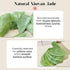 Rena Chris Face Roller & Gua Sha Set, Natural Jade Massage Tools for Jawline Sculpting and Puffiness Reducing