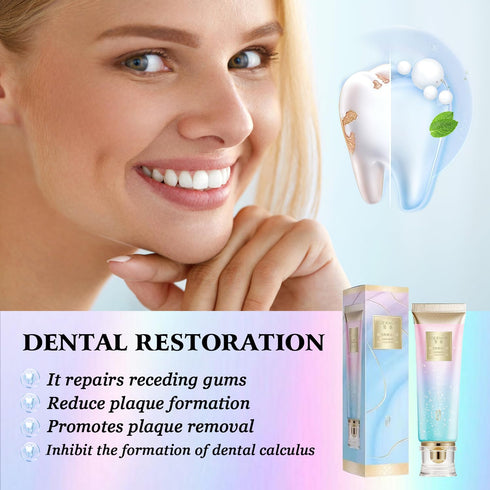 2Pcs Niacinamide Whitening Toothpaste, Fresh Breath Nicotinamide Dazzle White Toothpaste, Remove Tooth Stains