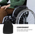 1 UPKOCH Wheelchair Footplates Pair Heavy Duty Plastic Foot Rest Replacement Pedals Black for Patient Mobility