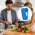 Sinbana 200pcs Blue Metal Detectable Waterproof Adhesive Bandages, High-Visibility & Latex-Free Food Service Bandages