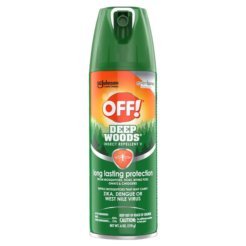Off Deep Woods Insect Repellent 6 Ounce Spray (2 Pack)