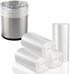 Tebery 200 Counts 4 Gallon Clear Small Garbage Bags, Trash Bags for Bathroom Bedroom Office Trash Can