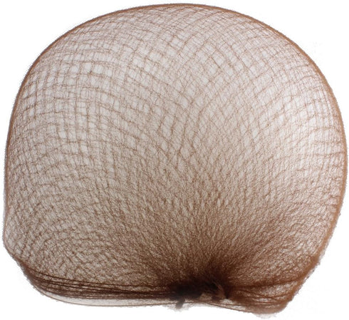 WeKen Pack of 100pcs Hair Nets, Invisible Elastic Edge Mesh, 50cm 20" Light Brown
