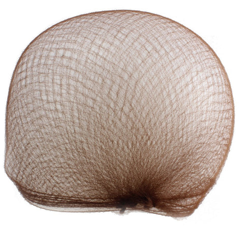 WeKen Pack of 20 Hair Nets with Invisible Elastic Edge, Light Brown, 50cm 20"