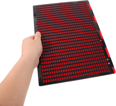 HONITANO 27 30-Cell Braille Stylus Kit - Lines Braille Fingerboard Writing Kits - Learning Tool Accessory for Blind