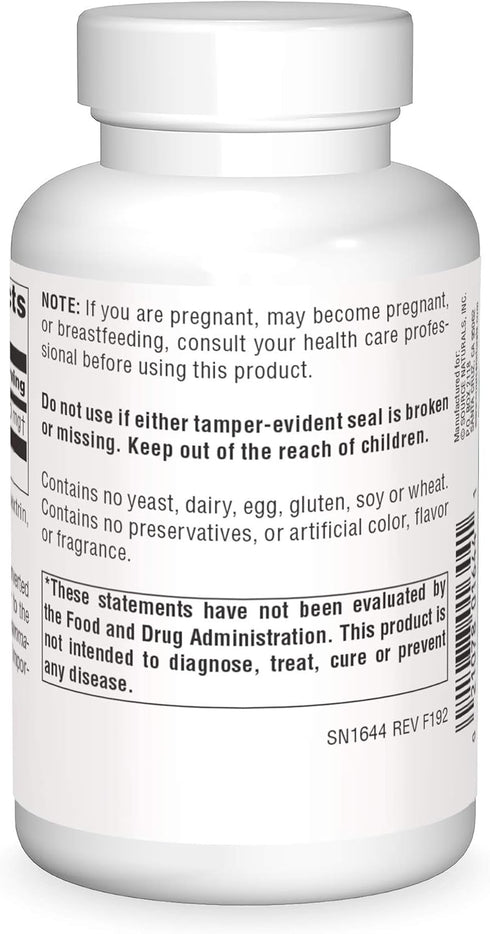 Source Naturals L-Glutamine - Free Form Amino Acid, Supports Metabolic Energy - 100 Capsules